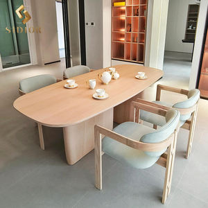 Kursi Makan Rumah <span class=keywords><strong>Modern</strong></span> Klasik Kayu Berlapis Kain Beludru Kulit Asli untuk Hotel Restoran Kedai Kopi - Product Image 4