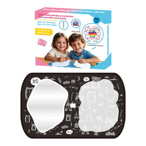 環境にやさしい無毒グラフィティ玩具ハンドバッグデザイン水描画キャンバスブラックホワイトスタイルDiyおもちゃセット子供用絵画アート - Product Image 1