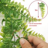 Plantsg Artificielle Plastioffice Decorationnes Lierre Plantes de Verdure pour Floralndoor Extérieur Baskehomeedding Guirlande Décor 50CM