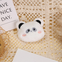Broches en peluche en forme d'animaux de dessin animé coréens de mode 2025 en gros, panda, lapin, grenouille, ours, cochon, poussin, pour cadeau de mariage ou de fête