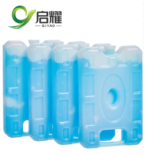 Modern Style Insulated HDPE Reusable Hard Plastic Freezer Pack Bricks Cold Gel Ice Block Cooler 0.4L for Medical Use