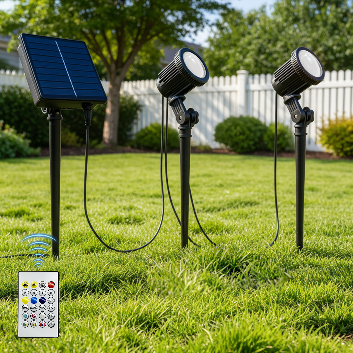 Modern LED Solar Lawn Light Aluminum Garden Light Waterproof IP65 Landscape Light for Outdoor Villa Grass Garden Use