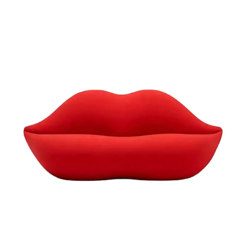 Gorman mebel merah Italia sofa bibir hotel model kamar seni kecantikan salon pakaian toko area istirahat bibir furnitur desainer