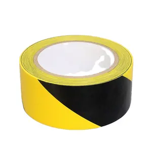 Pvc Vloermarkering Voorzichtigheid Tape Pvc Waarschuwing Tape Waarschuwingstape Gekleurd Buiten Ondergrondse Weg Esd Waarschuwing