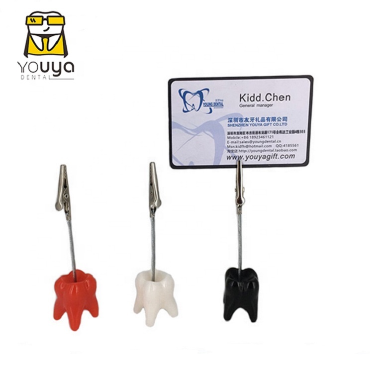Ежедневное использование, дизайн зубов, визитница, зажим для записей, металлический зажим для стоматологических подарков