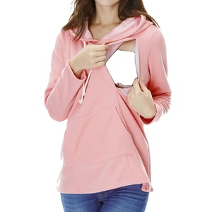 <span class=keywords><strong>Chemisier</strong></span> 100% coton pour maman et bébé, top d'<span class=keywords><strong>allaitement</strong></span> à manches longues, sweat à capuche, vêtements de maternité, collection hiver et automne 100% - Product Image 1