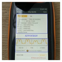 Clé Intelligente Szvoraus Ki-RK-108 à 3 Boutons (95440-G6100/433MHz/Puce 8A/KIA10/Verrouillage SUV/HOLD/KK12) en ABS Noir pour Véhicules