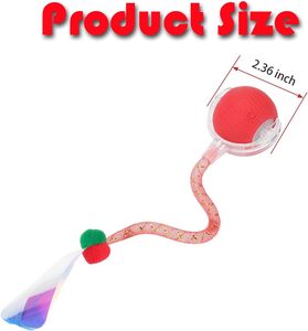 Factory Hot Sale New USB Rechargeable Silicone Smart Interactive Automatic Moving <b>Exercise</b> Cat Toys Teaser Ball Self-Rotating - Product Image 3