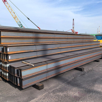 Poutre en acier profilée en H laminée à chaud, type H, fer S235JR A36 A355JR, poutres en acier à faible teneur en carbone pour la construction, poutre en acier de type H