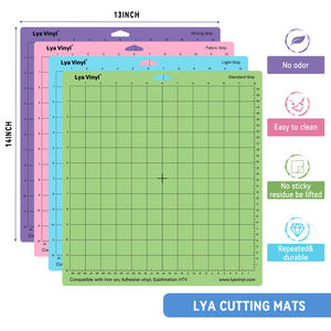 Tapis de coupe 12x12 pouces pour <span class=keywords><strong>Cricut</strong></span> <span class=keywords><strong>Maker</strong></span> 3/<span class=keywords><strong>Maker</strong></span>/Explore 3/Air 2/Air/One Adhésif Collant Vert Quilting Tapis de coupe de remplacement - Product Image 6