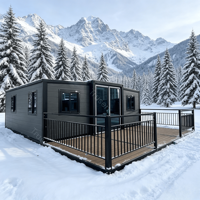 Usine de fabrication de maisons préfabriquées écologiques entièrement installées – Appartement modulaire, conteneur, maison prête à l'emploi avec salle de bain
