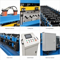 Machine de formage à froid haute performance pour toitures métalliques, profilage monocouche pour panneaux agricoles, tuiles à nervures Max Rib, vente chaude aux États-Unis