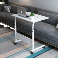 Hauteur Réglable Support D'ordinateur Portable Mobile Côté Lire tableau avec Roulettes