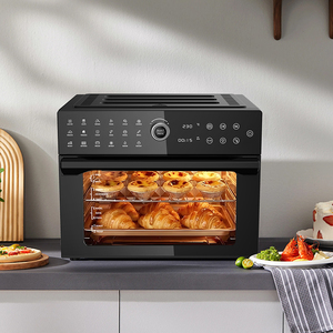Forno <span class=keywords><strong>Friggitrice</strong></span> <span class=keywords><strong>ad</strong></span> <span class=keywords><strong>Aria</strong></span> Intelligente a Doppio Cestello, Moderno Stile Francese, da 30L, da Appoggio con Controllo Touchscreen, 4 Livelli di Cottura, Certificato ETL/CB/CE - Product Image 1