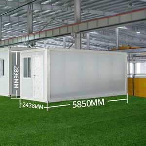 Módulo de Oficina en Contenedor, Diseño Rectangular Minimalista, Estructura Prefabricada Transpirable - Product Image 4