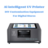 Imprimante à plat intelligente OCAMaster UVX-900 double face brillante avec écran tactile, format A4, séchage UV LED