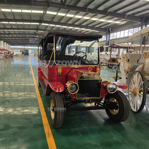 Vente directe usine : Nouveau véhicule de loisirs classique vintage antique, transport spécial - Rouge, 8 places, prix compétitif - Product Image 2