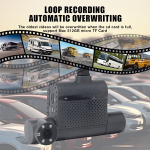 1080P 4G Mini Mobile <span class=keywords><strong>MDVR</strong></span> 3 Channel Dashcam Kamera Mobil Sistem Keamanan DVR Recorder Dengan WiFi GPS ADAS DMS untuk Truk Bus - Product Image 5