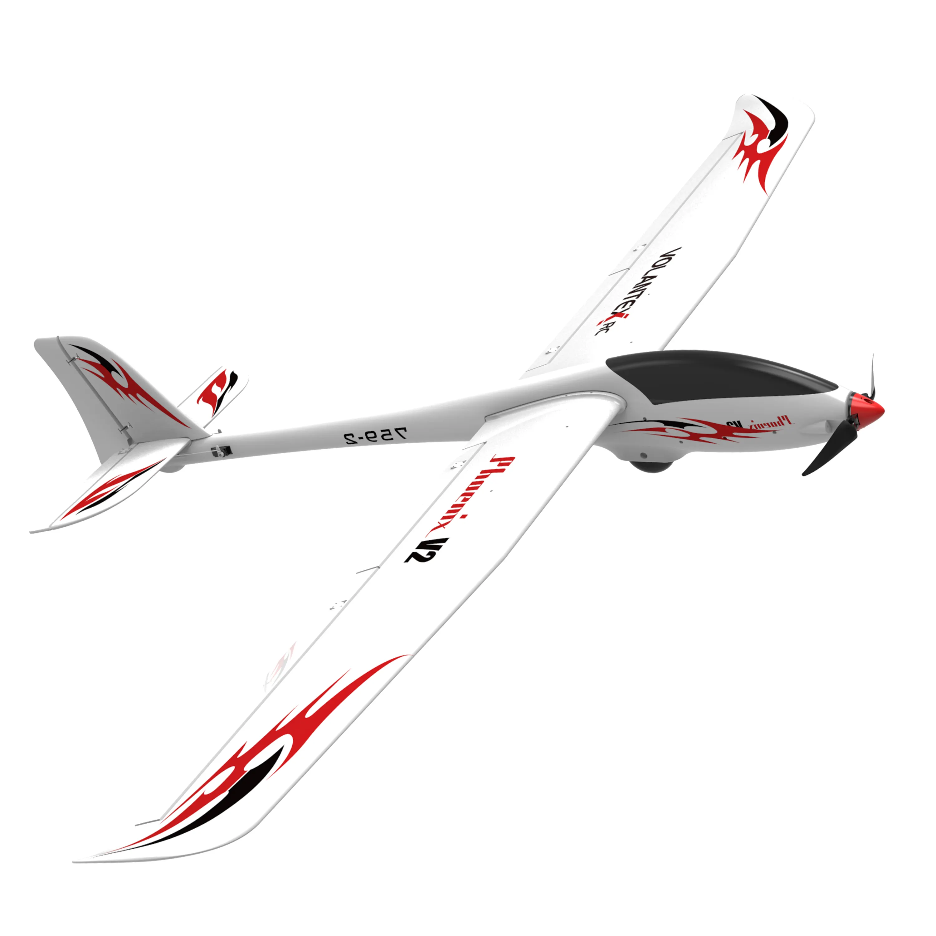 Volantex 759-2 PNP brushless 2m पंख फैलाव टिकाऊ उच्च गति आर सी खिलौना ग्लाइडर विमान