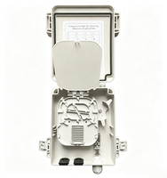 Caja Terminal de Fibra Óptica FTTH de 8 Núcleos para Montaje en Pared Interior/Exterior, Caja Divisora de Fibra Óptica ODB, Caja de Distribución de Fibra Óptica NAP