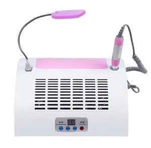 Machine à ongles sans fil 5-en-1 30000 tr/min avec sécheuse UV LED et collecteur de poussière pour manucure professionnelle en salon - Product Image 2
