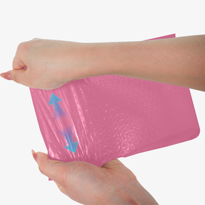 Sacchetti postali imballaggio resistente busta a bolle <span class=keywords><strong>plastica</strong></span> imbottita formato personalizzato pacchetto <span class=keywords><strong>di</strong></span> consegna rosa scarpe e abbigliamento impermeabili - Product Image 4