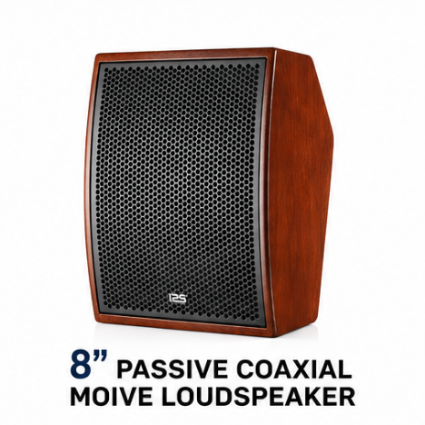 8 Inch Coaxial Passive Speaker 180W RMS 96dB Sensitivity 8ohm Wooden Cabinet Stereo Home Theater Karaoke Audio System
