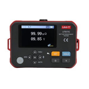 Testeur de résistance interne de batterie portable UNI-T UT677C, ohmmètre numérique 0-3, mesureur d'isolement, avec fonction de maintien des données, test 1kV - Product Image 1