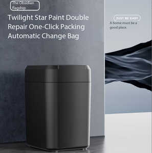 Cubo de Basura Inteligente Yawhei JU01 Negro con Sensor de Reemplazo Automático de Bolsas, Gran Capacidad, para Sala de Estar, Baño y Dormitorio - Artículos para el Hogar Inteligente - Product Image 1