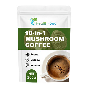 กาแฟเห็ดผสม 10 ชนิด สำหรับผู้ใหญ่ จัดส่งรวดเร็ว ผสมเห็ดหลินจือ เห็ดถั่งเช่า เห็ดชากา อาหารเสริมเพื่อสุขภาพ ช่วยเพิ่มสมาธิ พลังงาน และภูมิคุ้มกัน - Product Image 1
