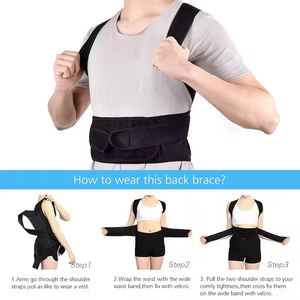 Factory Adjustable Foam <strong>Back</strong> Posture Correction <strong>Belt</strong> Protective Corrector <strong>Support</strong> Strap <strong>Back</strong> Strengthening - Product Image 4