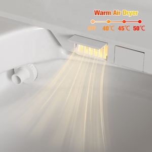 Inodoro Inteligente <span class=keywords><strong>MUBI</strong></span> T9006 de Una Pieza, Montado en el Suelo, con Asiento Calefactado, Secado por Aire, Control Remoto y Funciones Automáticas - Product Image 3
