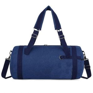 Muestra gratuita: Bolsa de lona multifuncional de gran capacidad para ropa de viaje, para hombres y mujeres, cómoda, de hombro y de mano, para el tiempo libre. - Product Image 2