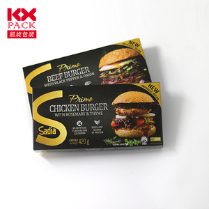 Scatola di imballaggio in cartone usa e getta stampata personalizzata per uso alimentare diretto in fabbrica per patatine fritte Hamburger <span class=keywords><strong>Pizza</strong></span> - Product Image 5