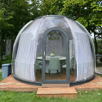 Casa Burbuja para Exteriores, Cabaña Transparente de Policarbonato para Resort y Parque de Vacaciones, Habitación con Vista a las Estrellas