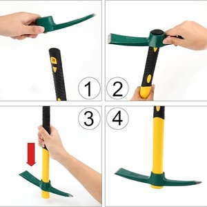 จอบขุดดิน 15 นิ้ว แบบตีขึ้นรูป สำหรับทำสวน กำจัดวัชพืช - Product Image 5