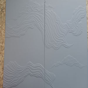 Kunden spezifische 3D Modern Classic Leder Wand paneel für Wohnzimmer European TV Hintergrund Wand Feuchtigkeit beständige feuerfeste Funktionen - Product Image 1