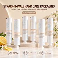 Tubes d'emballage pour crème pour les mains en aluminium et plastique laminé, impression UV personnalisée, bouchon à vis, vides, OEM ODM