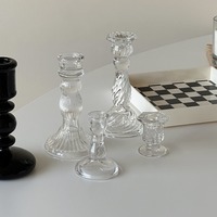 Porte-bougie en métal de luxe moderne avec perles de cristal, 60 cm de haut, centre de table pour mariage, décoration d'allée et de banquet