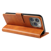 Casing HP Lipat Kulit PU untuk iPhone 14 Pro Max - Penutup Berdiri dengan 3 Slot Kartu, Penutup Magnetik & Pelindung Anti Benturan