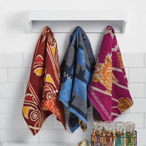 Kantha Napkin Gudari Kantha Quilt Gudari Hot Selling Wholesale <b>Gold</b> Supplier Handmade Kantha Napkin Cotton Printed Indian - Product Image 2