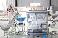Machine de remplissage et de bouchage linéaire automatique pour bouteilles de détergent liquide avec pulvérisateur à gâchette anti-fuite