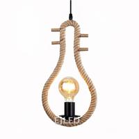Luminaire suspendu en corde de chanvre, lustre moderne nordique pour salon, chambre, café, restaurant, modèle RP0051
