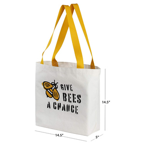 Riutilizzabile Donne Sacchetto di Tote di Acquisto Della Spesa Pieghevole Logo Personalizzato Stampato Eco <span class=keywords><strong>Friendly</strong></span> Tela di Cotone - Product Image 2