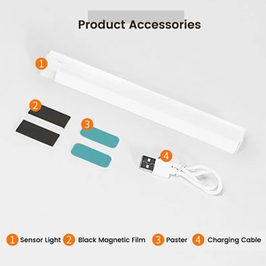 <span class=keywords><strong>LED</strong></span> sensore di movimento luce moderna sotto il Cabinet illuminazione ricaricabile Smart Bar per TV da cucina - Product Image 6