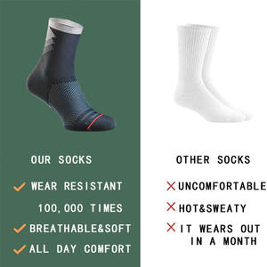 Calzini da Ciclismo da <span class=keywords><strong>Uomo</strong></span> Traspiranti Assorbenti Antiscivolo ad Alta Elasticità per Mountain Bike e Sport Personalizzati - Product Image 5