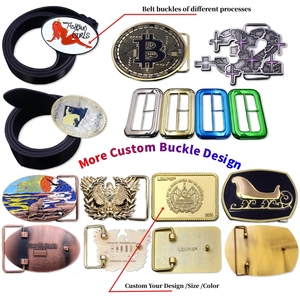 Custom Logo Designer Accessoires Cadeau Artikelen Goedkope Roterende Luxe 3d Roestvrij Staal Zink Legering Metalen Heren Riem Gesp - Product Image 2