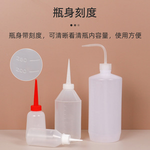 Bouteilles de distribution en plastique JAPC 30 ml 1 L avec bec courbé pour huile, colle, résine, produits chimiques - Product Image 3