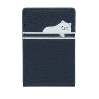 Étui magnétique en PU pour 16 Pro Max - Coque de téléphone portable créative avec motif de chat de dessin animé, fonction portefeuille pliable et porte-cartes