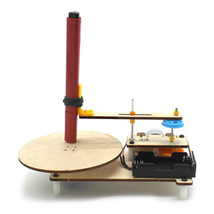 Máquina para dibujar curvas, Kit de bricolaje de madera, forma geométrica, juguete educativo manual para niños, modelo de aprendizaje STEM de ciencia e ingeniería - Product Image 2